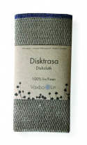 Växbo Lin - Disktrasa Oblekt med Blå Fåll