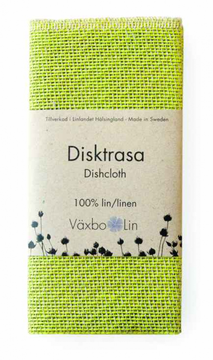 Växbo Lin - Disktrasa Lime i gruppen Hemmet / Disk / Disktrasor hos Rekoshoppen.se (099117)