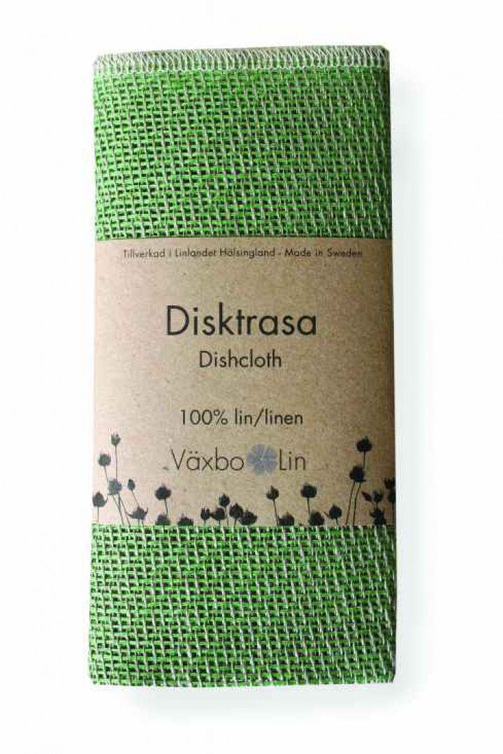 Växbo Lin - Disktrasa Bladgrön i gruppen Hemmet / Disk / Disktrasor hos Rekoshoppen.se (099124)