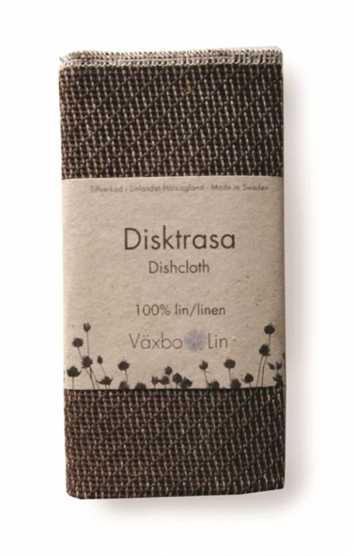 Växbo Lin - Disktrasa Brun i gruppen Hemmet / Disk / Disktrasor hos Rekoshoppen.se (099144)