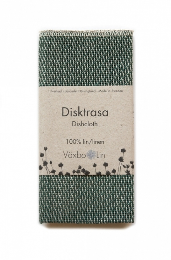 Växbo Lin - Disktrasa Mossgrön i gruppen Hemmet / Disk / Disktrasor hos Rekoshoppen.se (09916)