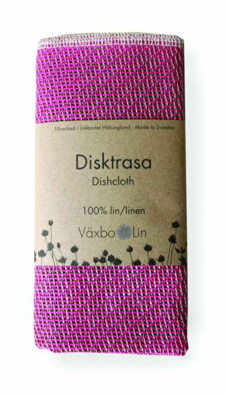 Växbo Lin - Disktrasa Cerise i gruppen Hemmet / Disk / Disktrasor hos Rekoshoppen.se (09918)