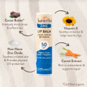 Suntribe - Läppbalsam med Zink SPF 50, 5 g