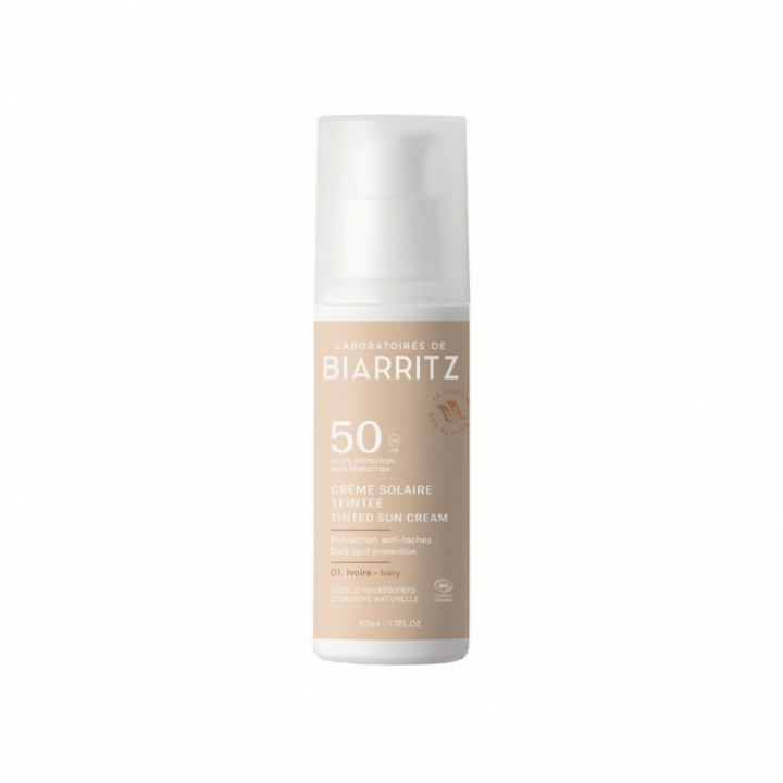 Alga Maris - Solskydd Ansiktskräm Tonad SPF50, Ivory