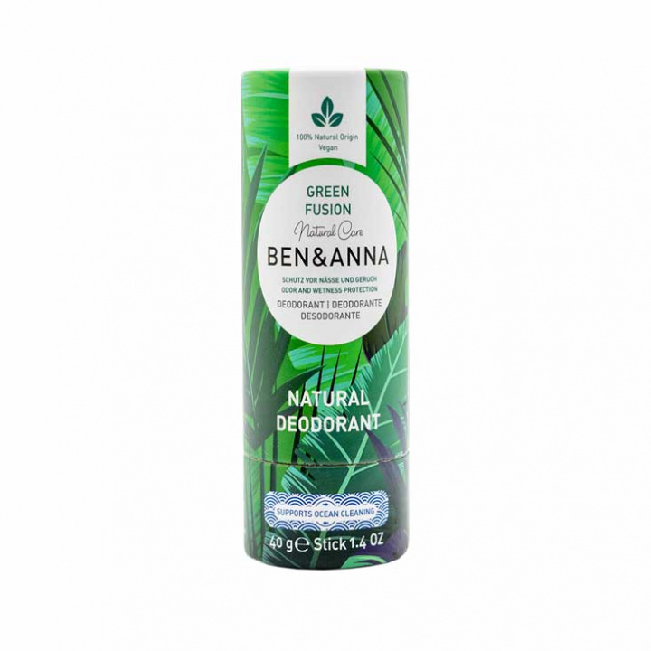 Ben & Anna - Natural Soda Deodorant, Green Fusion
