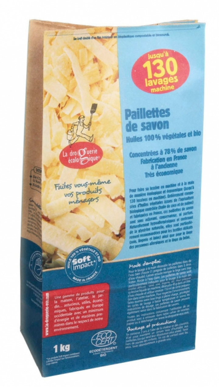 La Droguerie Écologique - Tvålflingor 1000 gr