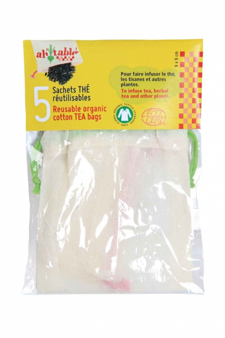 Ah! Table! - Tepåse Ekologisk Bomull 5-Pack