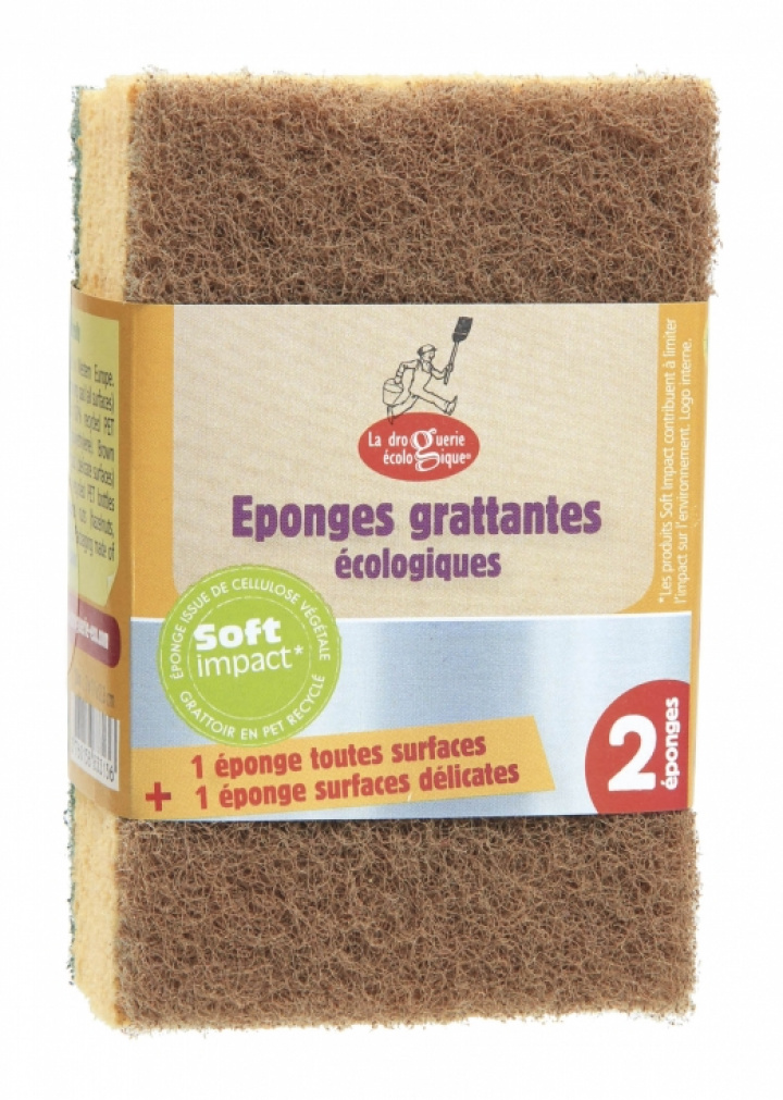 La Droguerie Écologique - Disksvamp 2-pack, Grov & Fin