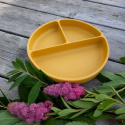 Summerville Organic - Delad Tallrik i Silikon, Ockra