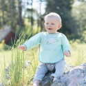 SUMMERVILLE Organic - Förkläde med Ärmar och Ficka, Grön Planet