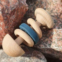 SUMMERVILLE Organic - Skallra Trä och Silikon, Ocean Blue