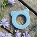 SUMMERVILLE Organic - Skallra i Silikon Björn, Stone Blue