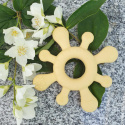 SUMMERVILLE Organic - Bitring i Silikon Korall, Sun Yellow