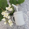 Summerville Organic - Silikonmugg med Sugrör, Grå