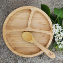 Summerville Organic - Matset Rund i Bambu och Silikon, Ockra