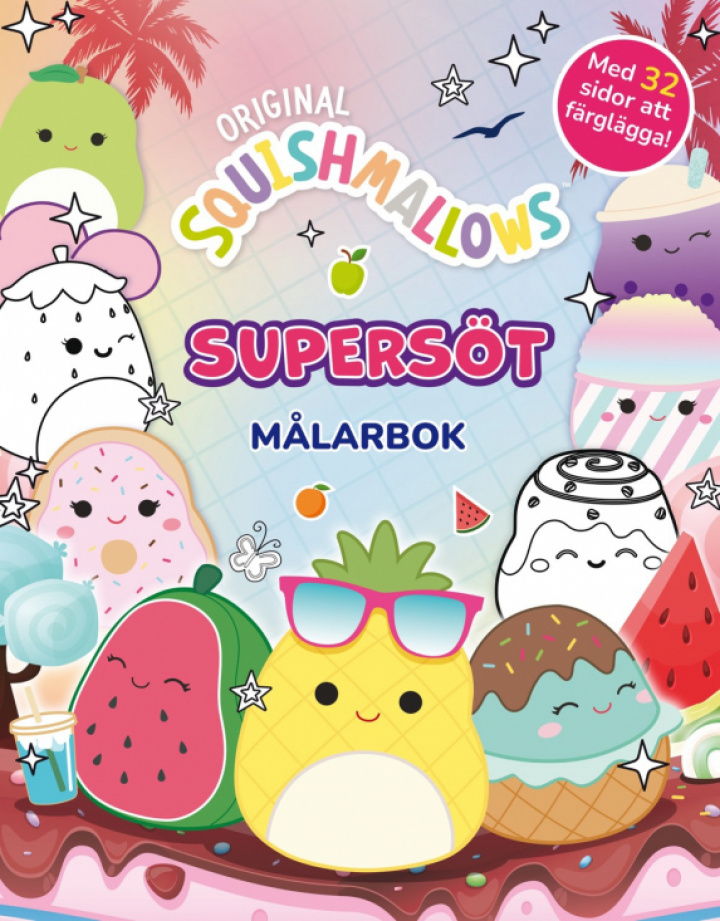 Tukan Förlag - Squishmallows: Supersöt målarbok