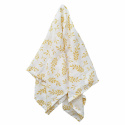 SUMMERVILLE Organic -  Muslinfilt Floral GOTS-Bomull, Sun Yellow
