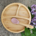Summerville Organic - Matset Rund i Bambu och Silikon, Pale Mauve