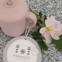 Summerville Organic - Silikonmugg med Sugrör, Pale Mauve