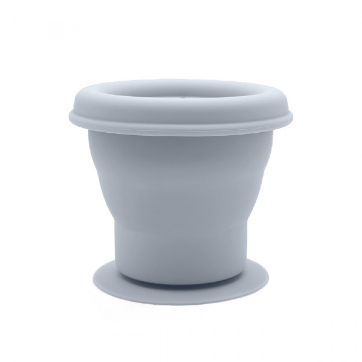 Summerville Organic - Snackpot Silikon, Silver Grey