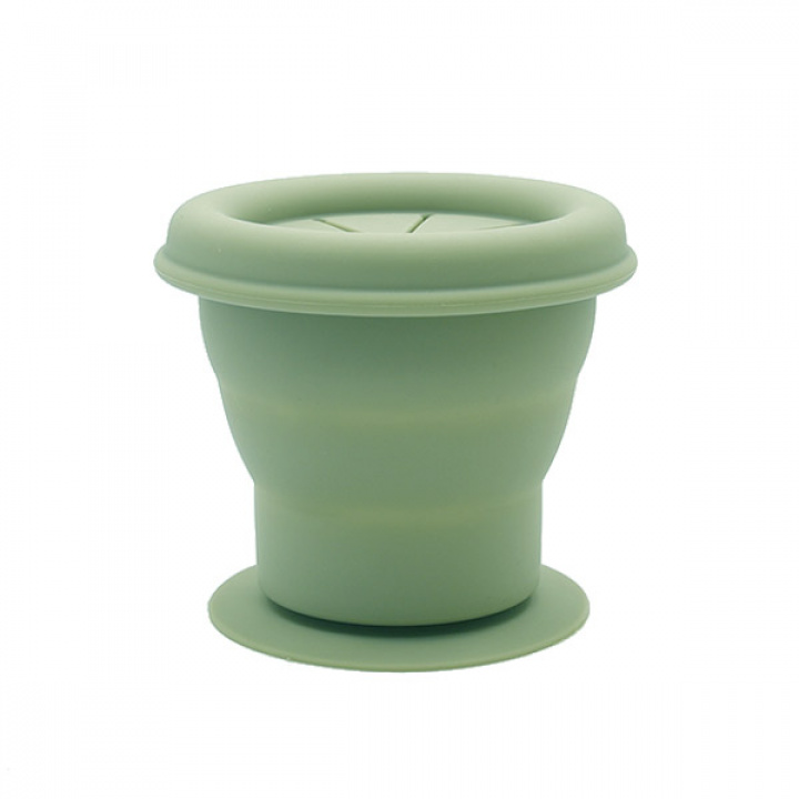 Summerville Organic - Snackpot Silikon, Cameo Green