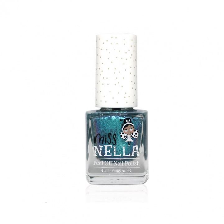Miss Nella - Giftfritt nagellack för barn, Blue The Candles