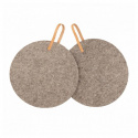 TOVA - Tovad Grytlapp, 2-Pack, Rund, Natur