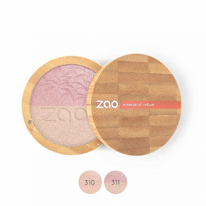 Zao Organic Makeup - Ultra Shiny Eyeshadow, 271 Pinkish Copper