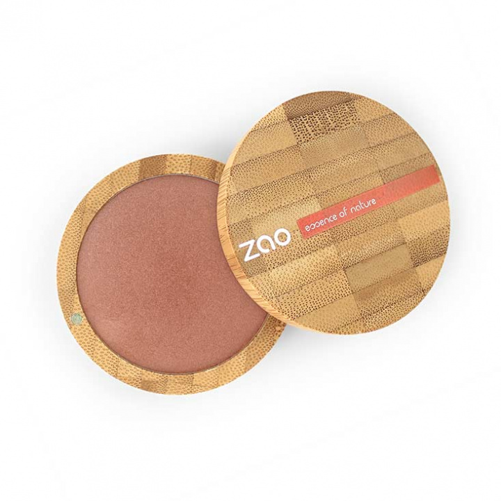 Zao Organic Makeup - Mineral Cooked Powder, 345 Red Copper
