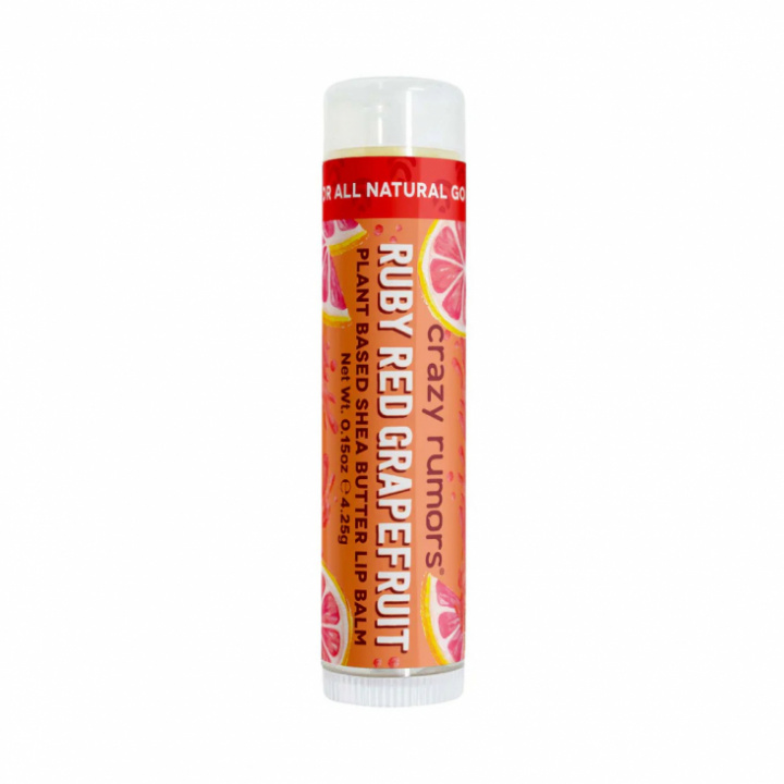 Crazy Rumors - Natural Lip Balm, Ruby Red Grapefruit