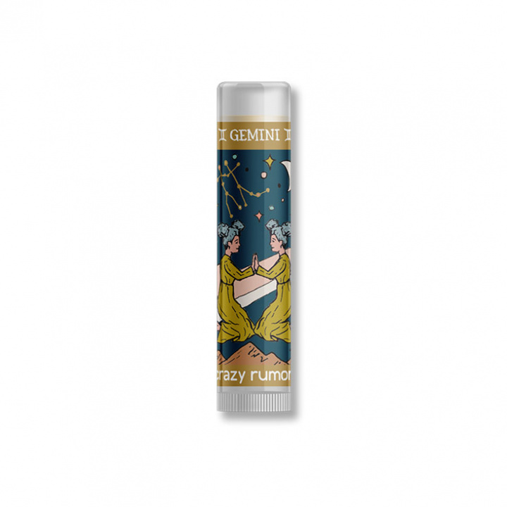 Crazy Rumors - Natural Lip Balm Zodiac, Tvillingarna