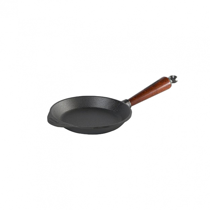 Skeppshult - Stekpanna i Gjutjärn med Handtag i Bok 24 cm