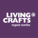 Living Crafts - Morgonrock i 100% Ekologisk Bomull Vinröd