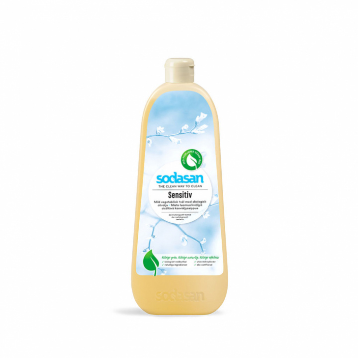 Sodasan - Ekologisk Flytande Tvål Sensitiv, 1000 ml