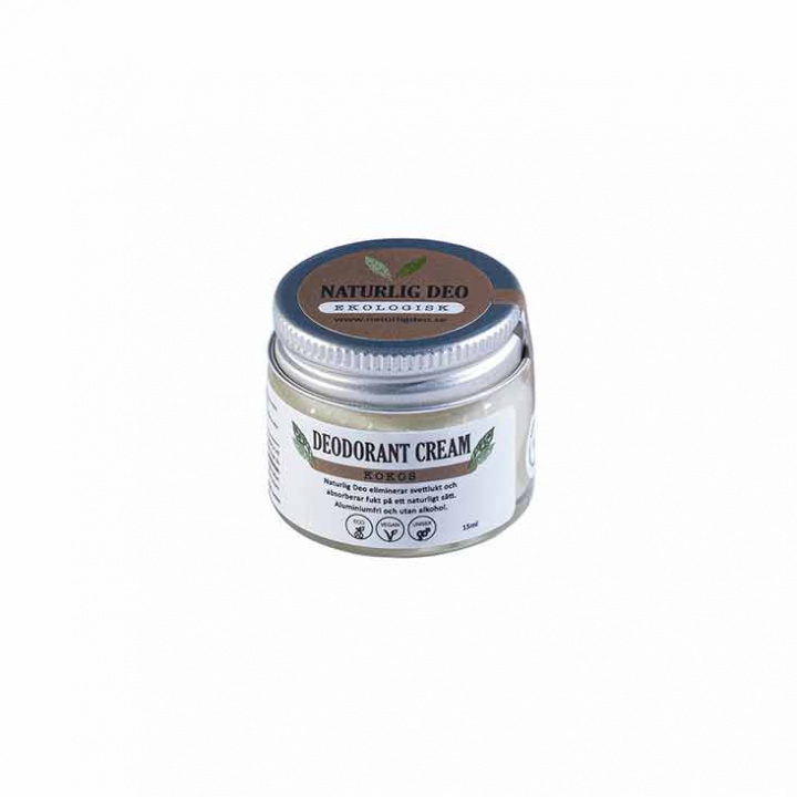 Naturlig Deo Ekologisk Deo Cream Kokos 15ml
