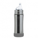 Pura - Pipflaska i Rostfritt 325 ml med Bumper, Silver