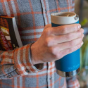 Klean Kanteen - TKWide Rostfri Termosmugg, Corsair, Kaffelock