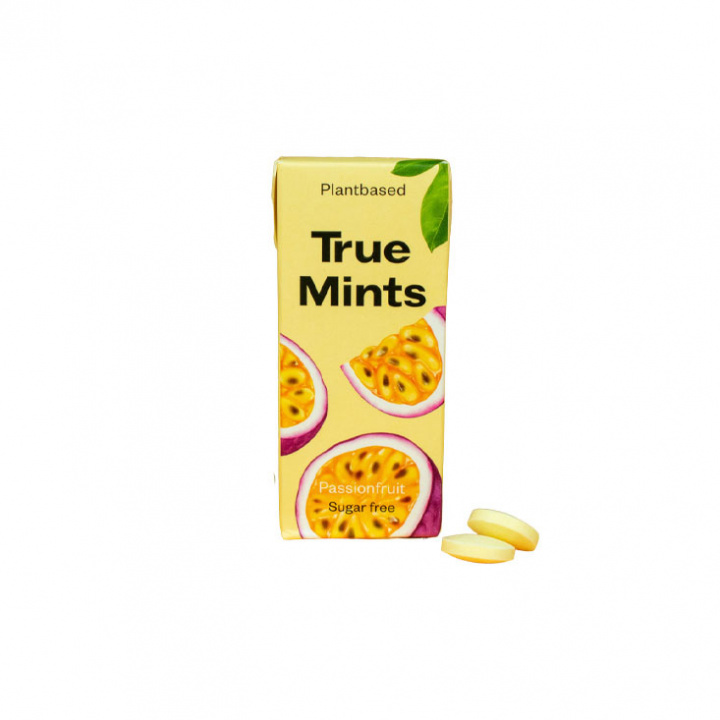 True Gum - Fruktpastiller, Passionsfrukt