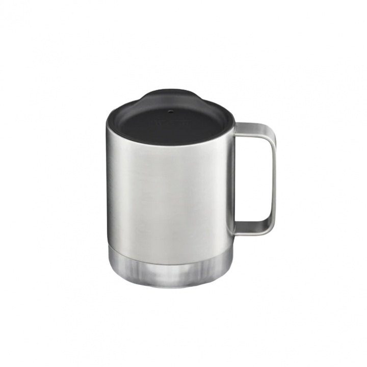Klean Kanteen - Camp Rostfri Termosmugg 355 ml, Brushed Stainless