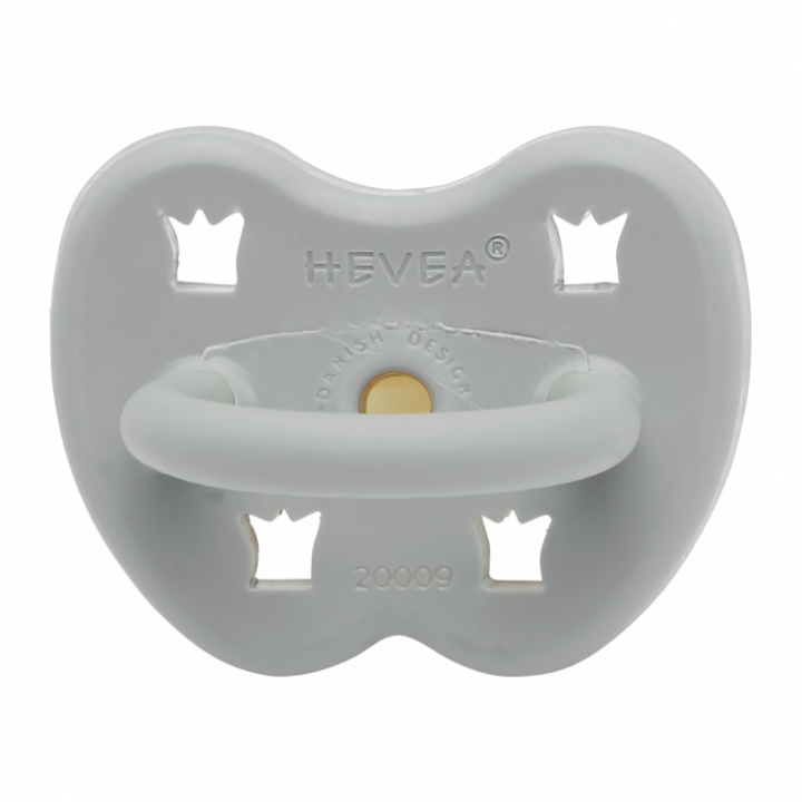 Hevea - Napp i Naturgummi 3-36 mån, Gorgeous Grey Ortodontisk