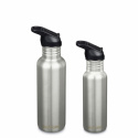 Klean Kanteen - Classic w/Flip Seal Sport Cap, Brushed Stainless