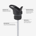 Klean Kanteen - Classic w/Flip Seal Sport Cap, Brushed Stainless