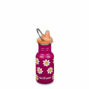 Klean Kanteen - Kid Classic 355 ml, Happy Flowers, Sippy Cap