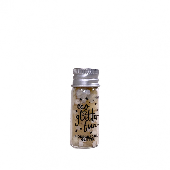 Eco Glitter Fun - Bioglitter PURE, Uber Chunky Pearl