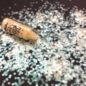 Eco Glitter Fun - Bioglitter PURE OPAL, Uber Chunky Menta