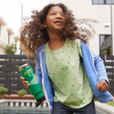 Klean Kanteen - Insulated Kid Classic 355 ml, Dino Skate, Flip Cap