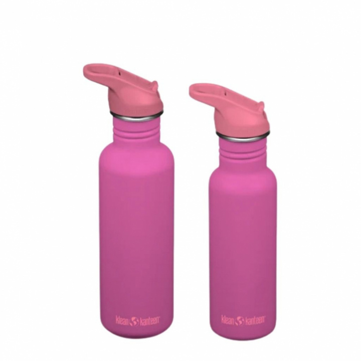  Klean Kanteen - Classic w/Flip Seal Sport Cap, Rose Violet