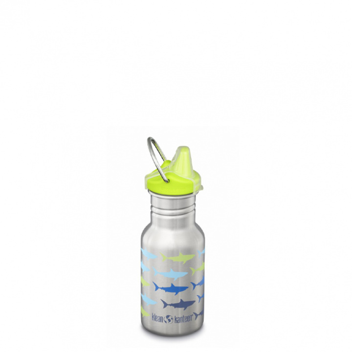 Klean Kanteen - Kid Classic Narrow 355 ml, Shark, Pipkork
