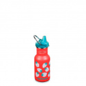 Klean Kanteen - Kid Classic Narrow 355 ml, Coral Strawberrys, Pipkork