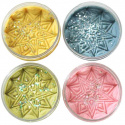 The wild Hearts - Ekologisk Leklera 4-pack Unicorn med Glitter